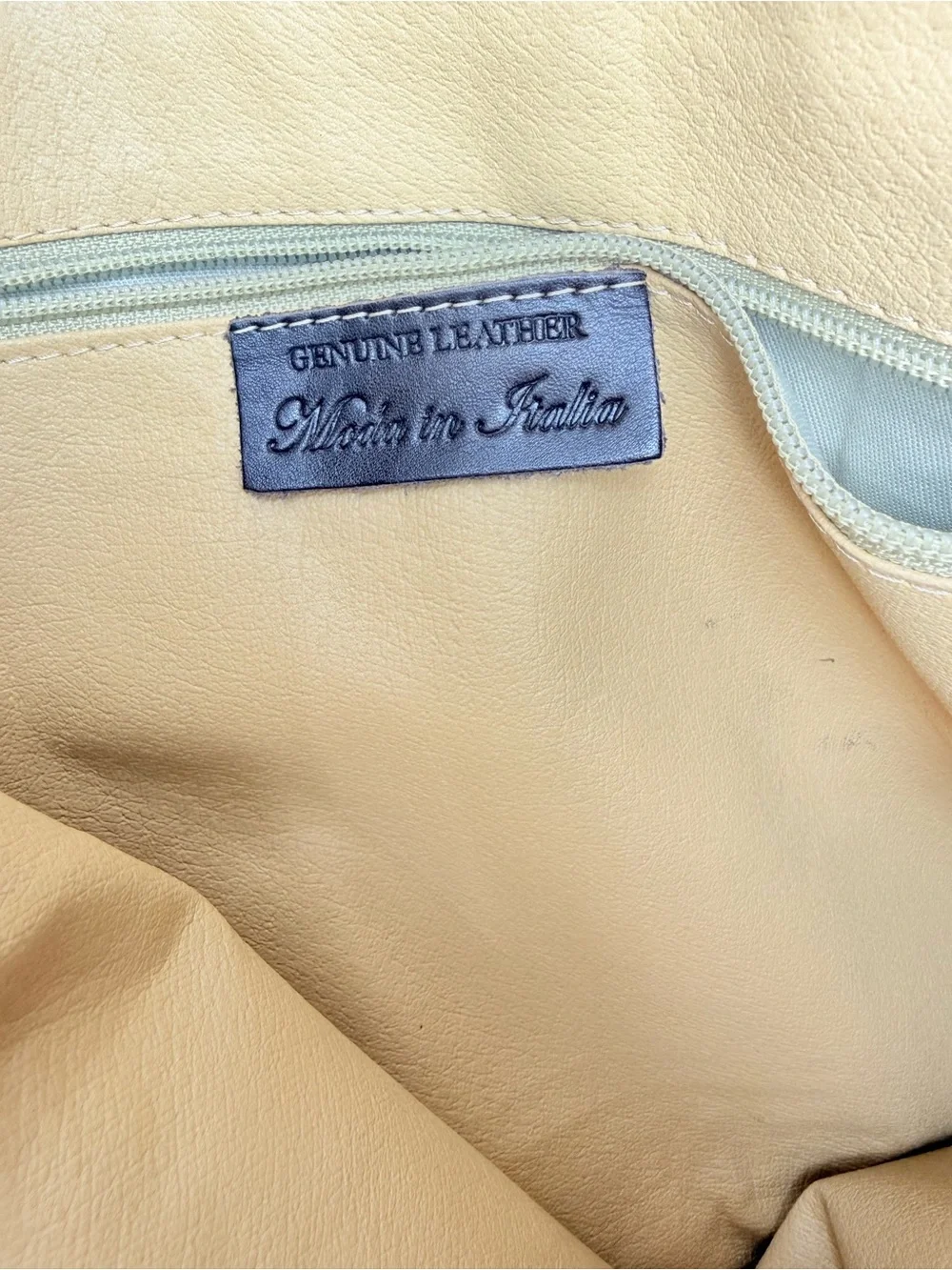 Luigi Benetton Italian Crafted Leather Dark Brown Double Handle Commuter Bag